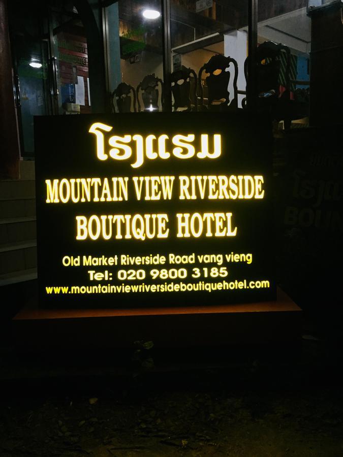 Mountainview Riverside Boutique Hotel Vang Vieng Esterno foto