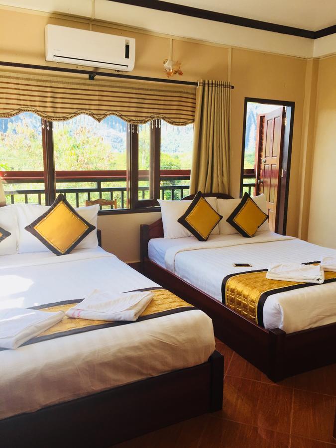 Mountainview Riverside Boutique Hotel Vang Vieng Esterno foto