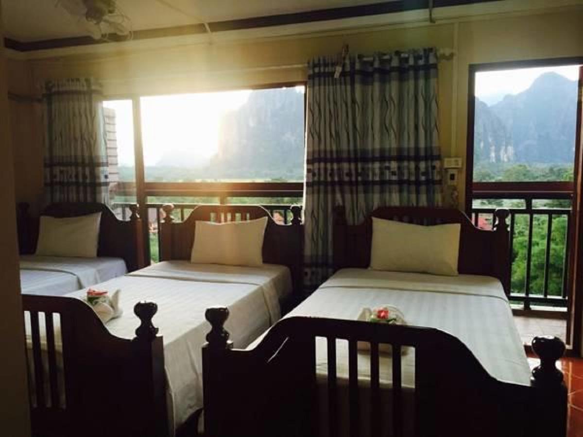 Mountainview Riverside Boutique Hotel Vang Vieng Esterno foto